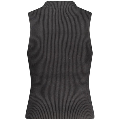 Black Cotton Tank Top