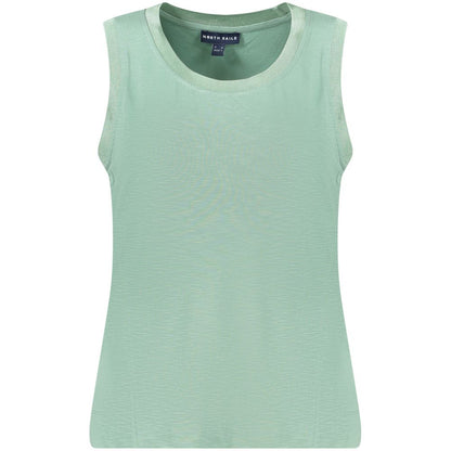 Green Polyester Tank Top