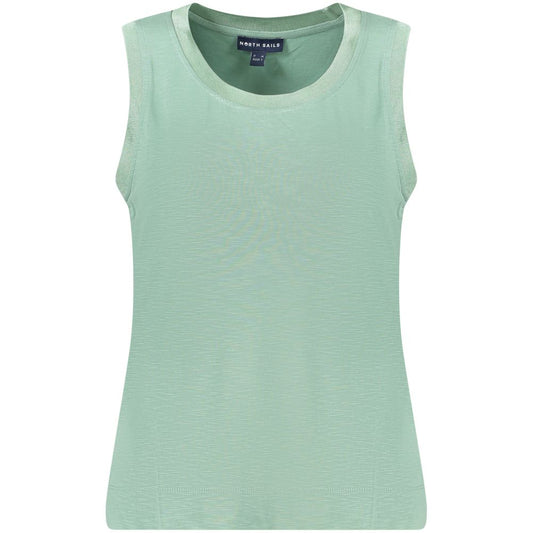 Green Polyester Tank Top