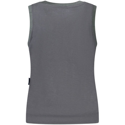 Black Polyester Tank Top