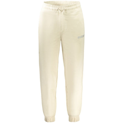 Beige Cotton Men's Sweatpant
