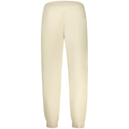 Beige Cotton Men's Sweatpant