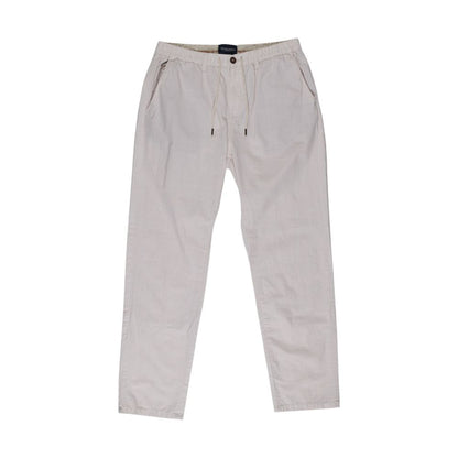 Beige Cotton Pant
