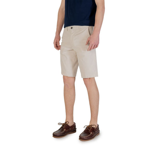 Bicolor Cotton Bermuda
