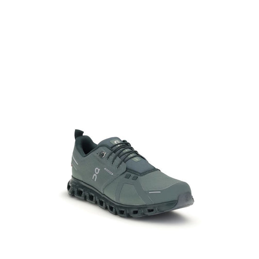 Green Fabric Athletic Sneakers