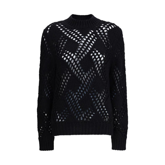 Black Fleece Wool Sweatshirt