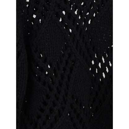 Black Fleece Wool Sweatshirt