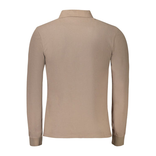 Brown Cotton Polo Shirt