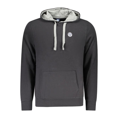 Black Cotton Sweatshirt