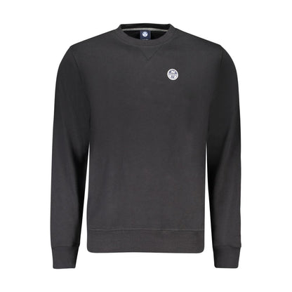 Black Cotton Men's Sweatshirt