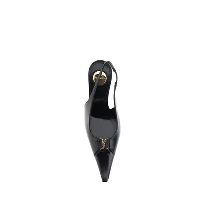 Black Calf Leather Bos Taurus High Heel Pumps