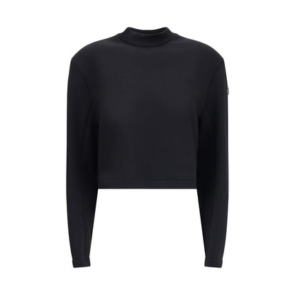 Black Viscose Sweatshirt