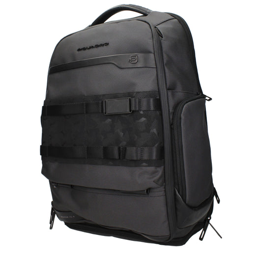 Gray Fabric Backpacks