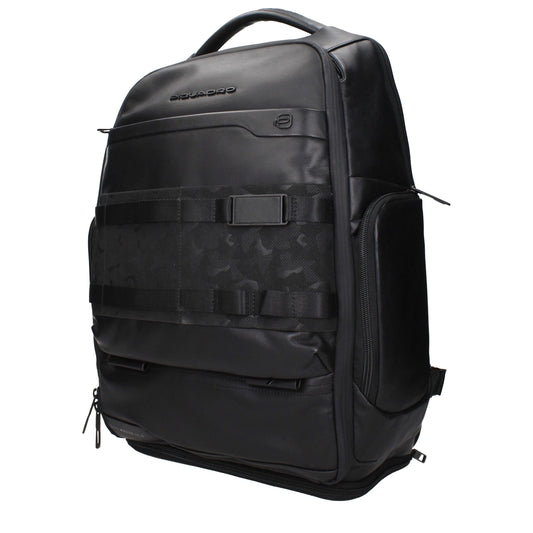 Black Leather Backpacks