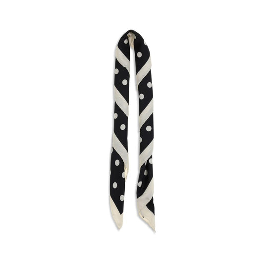 Black Silk Scarf