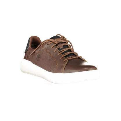 Brown Polyester Sneaker