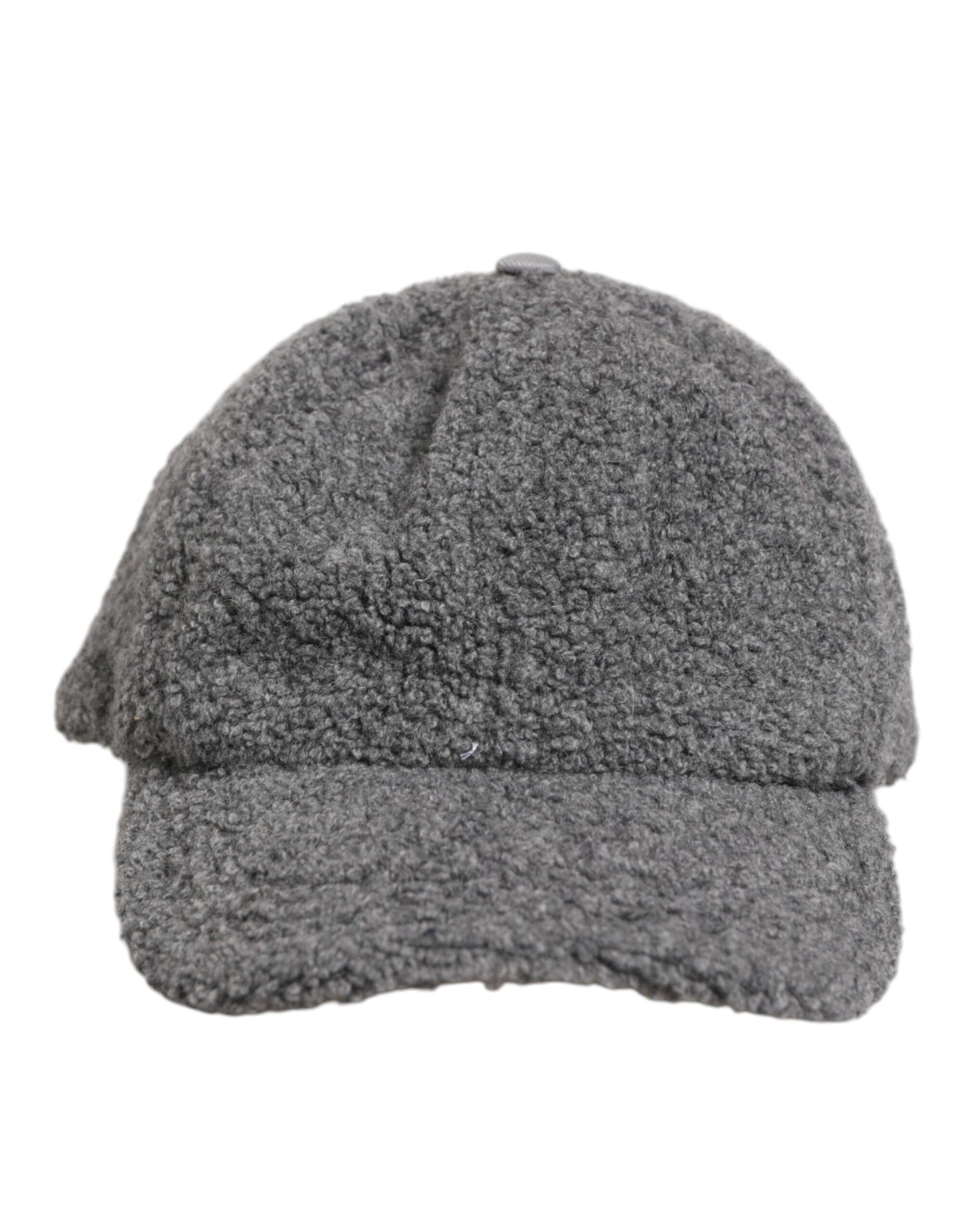 Gray Wool Fleece Rapper Men Baseball Capello Hat