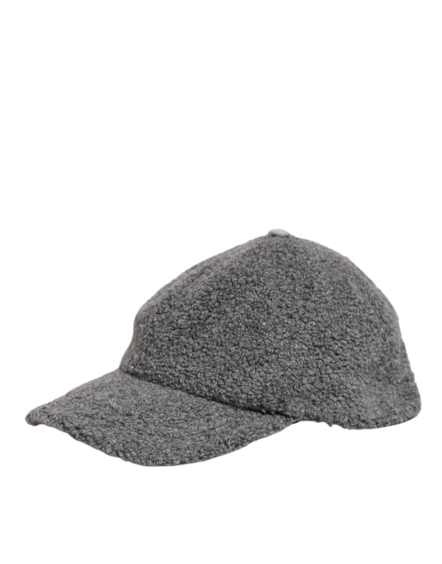 Gray Wool Fleece Rapper Men Baseball Capello Hat