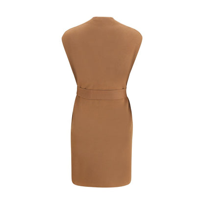 Brown Viscose Coat
