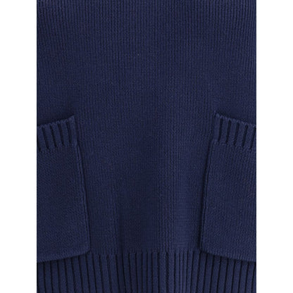 Blue Cotton Sweatshirt