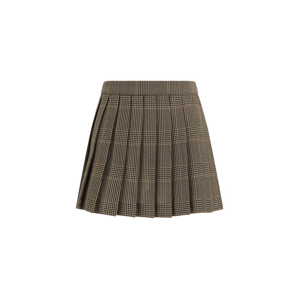 miniskirt with Prince of Wales motif