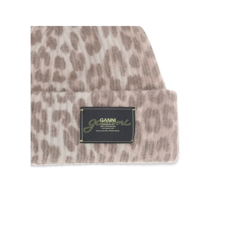 Beige Wool Beanie