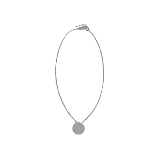 Necklace with round plaque