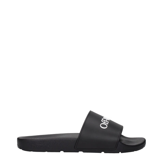 Black Cotton Slippers