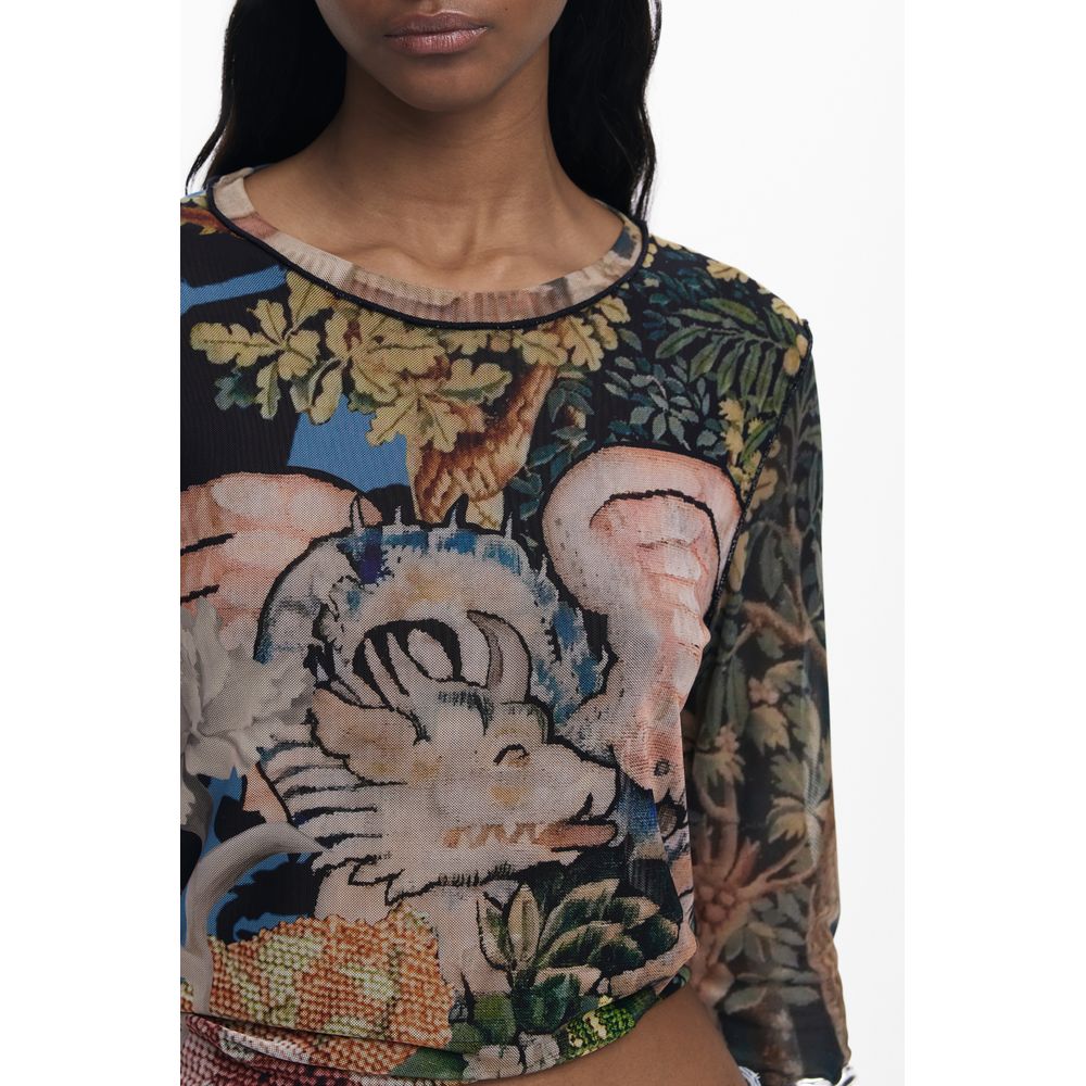 Black Polyester T-Shirt