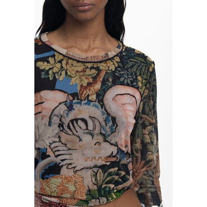 Black Polyester T-Shirt