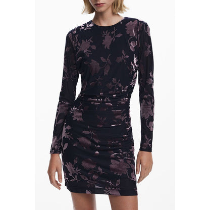 Blue Polyester Dress