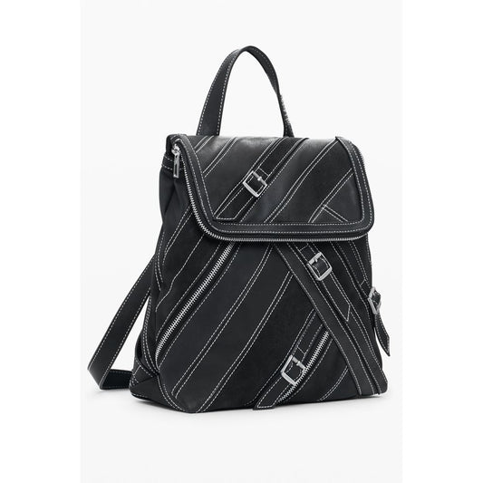 Black Polyethylene Backpack