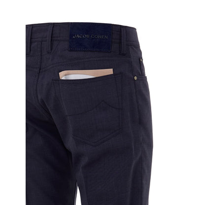 Blue Wool Pant