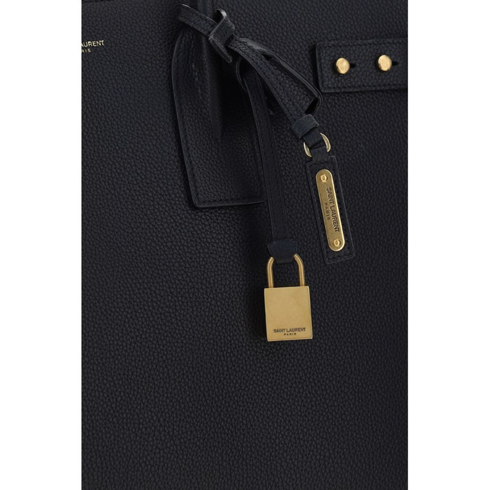 Black Calf Leather Bos Taurus Handbag