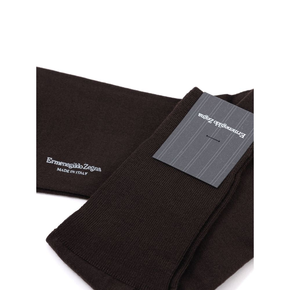 Brown Wool Sock