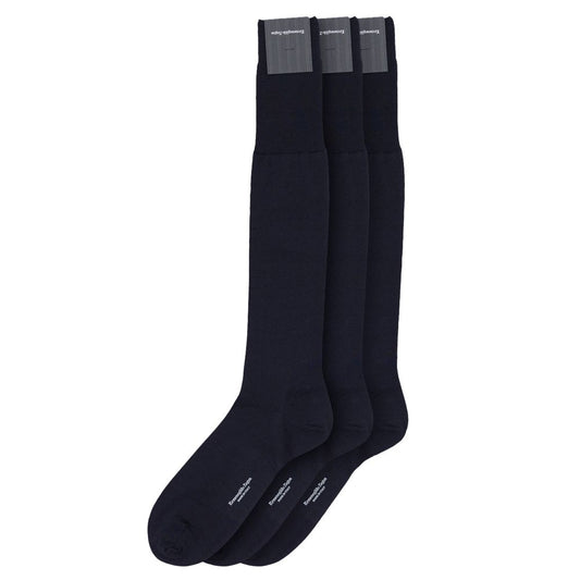 Navy Blue Wool Sock