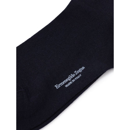 Navy Blue Wool Sock