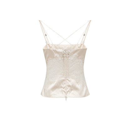 White Lyocell Tank Top