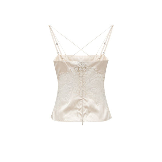 White Lyocell Tank Top