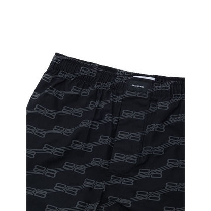 Black Cotton Bermuda