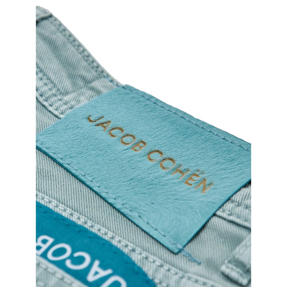 Green Cotton Skinny Jean