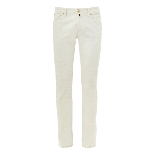 White Cotton Skinny Jean