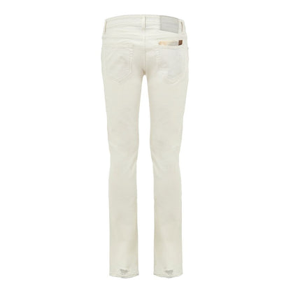 White Cotton Skinny Jean