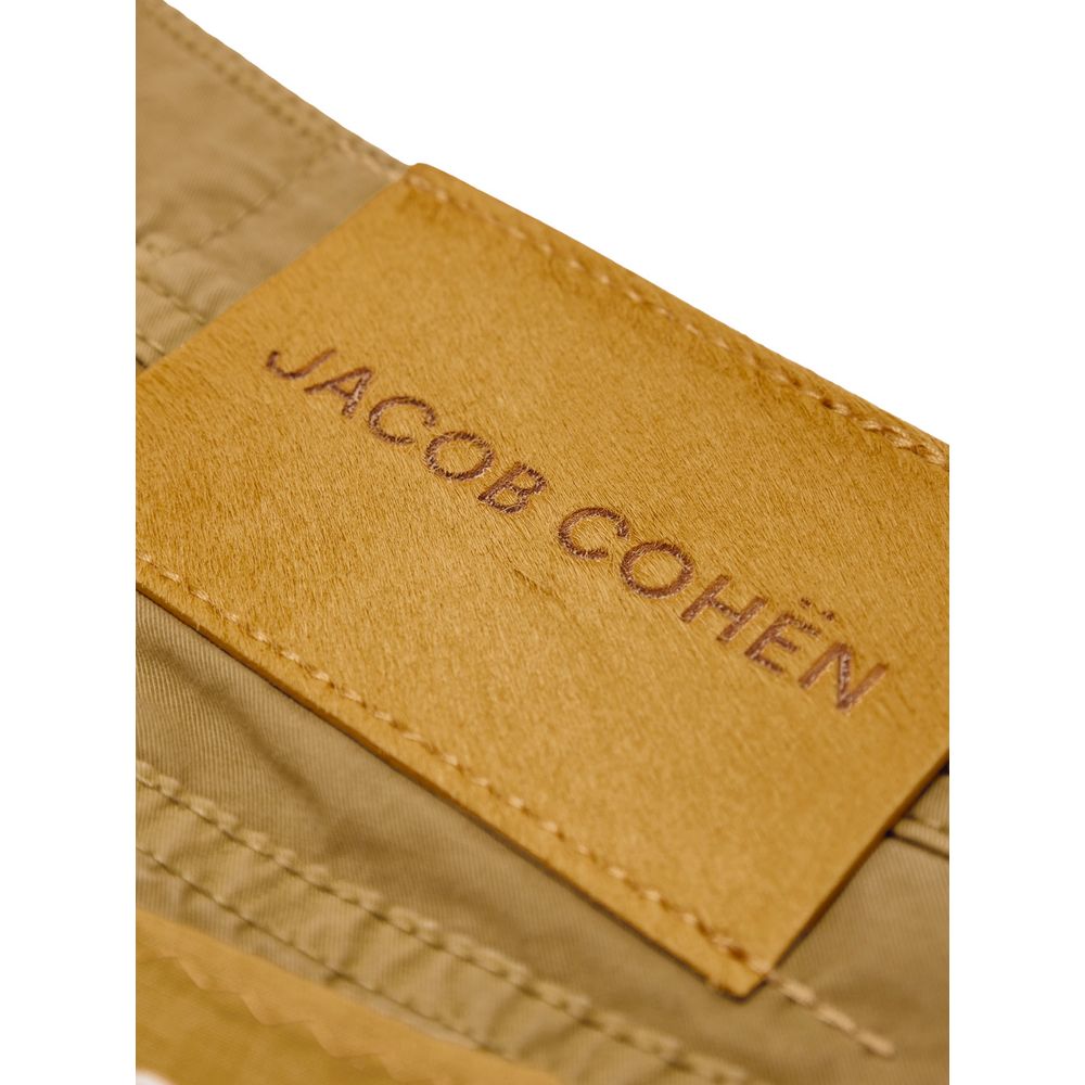 Yellow Cotton Skinny Pant
