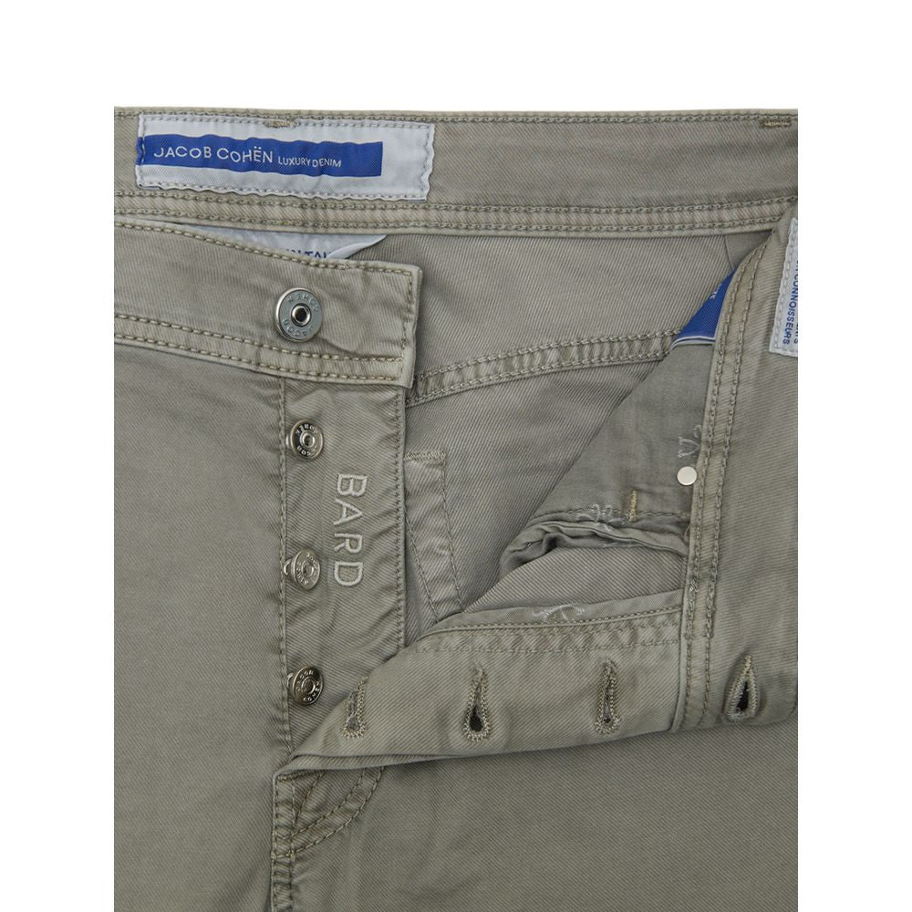 Gray Cotton Skinny Pant
