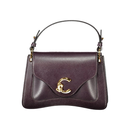 Purple Leather Handbag