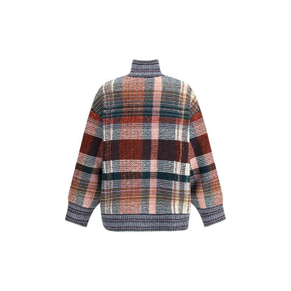 Abstract-print Cardigan