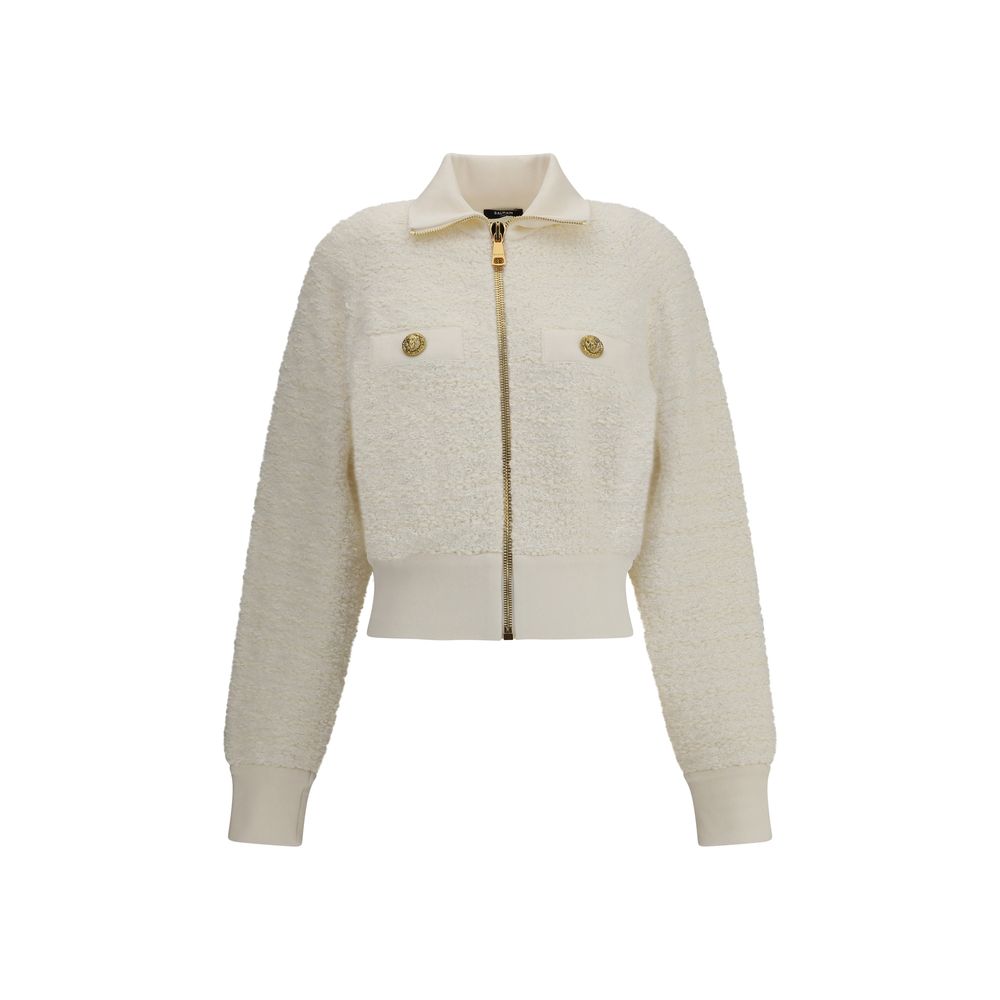Tweed Bomber Jacket