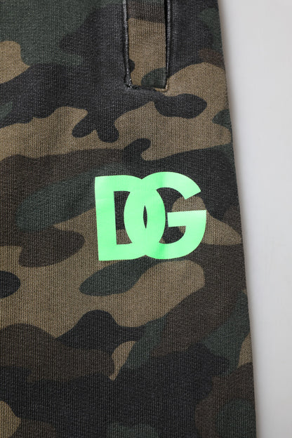 Multicolor Camouflage Cotton Men Jogger Pants