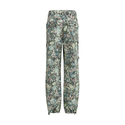 Printed Stretched Cotton Pants